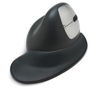 Goldtouch Semi Vertical Ergonomic Wireless Mouse for Windows 7/8/10/Vista/2000/XP/Mac OS 10.4/Linux - Black/Silver, KOV-GSV-RMW