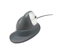 Goldtouch Semi Vertical Ergonomic Mouse for Windows 7/8/10/Vista/2000/XP/Mac OS 10.4 /Linux - Black/Silver