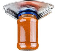 GOLDTREE Latest Stainless Steel Jar Openers for Seniors, Under Cabinet Jar Opener Tool for Weak Hands, Under Counter Jar Lid Cap Opener, Easy Grip
