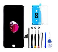 GOLDWANGWANG Écran de remplacement pour iPhone 8/SE 2020, LCD 4.7 inch Tactile avec verre, Complet de réparation kit with outils (Noir)