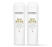 Goldwell Dual Senses Rich Repair Restoring Conditioner 200ml Double in Clear Goldwell Clear