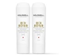 Goldwell Dual Senses Rich Repair Restoring Conditioner 200ml Double in Clear Goldwell Clear