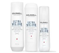Goldwell Dual Senses Ultra Volume Bodifying Shampoo 250ml, Conditioner 200ml and Bodifying Spray 150ml Pack - 250 ml
