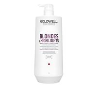 Goldwell Dualsenses Blonde & Highlights Anti-Yellow Shampoo 1000ml - 1000 ml - Gold