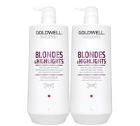 Goldwell Dualsenses Blondes & Highlights A-Y Shampoo 1000ml and Conditioner 1000ml