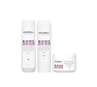 Goldwell Dualsenses Blondes & Highlights A-Y Shampoo 250ml, Conditioner 200ml and 60sec Treatment 200ml
