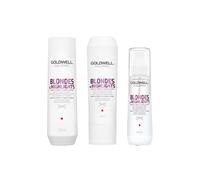 Goldwell Dualsenses Blondes & Highlights A-Y Shampoo 250ml, Conditioner 200ml and Serum Spray 150ml