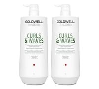 Goldwell Dualsenses Curls And Waves Conditioner 1000Ml Double In Clear Clear One Size