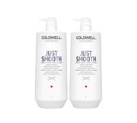 Goldwell Dualsenses Just Smooth Taming Shampoo 1000ml & Taming Conditi