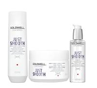Goldwell Dualsenses Just Smooth Taming Shampoo 250ml Maschera 200ml Olio Anticrespo 100ml
