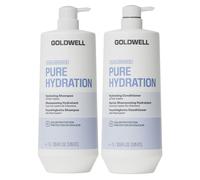 Goldwell Dualsenses Pure Hydration Hydrating Shampoo 1000Ml & Pure Hydration Hydrating Conditioner 1000Ml Duo