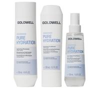 Goldwell Dualsenses Pure Hydration Hydrating Shampoo 250Ml & Pure Hydration Hydrating Conditioner 200Ml & Pure Hydration 5-In-1 Hydrating Spray 150Ml Pack