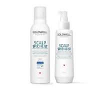 Goldwell Dualsenses Scalp Specialist, Sensitive Foam Shampoo 250ml & Dualsenses Scalp Specialist, Scalp Rebalance & Hydrate Fluid 150ml DUO in Clear Goldwell Clear