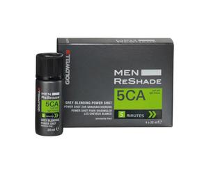 Goldwell Men Reshade Grey Blending Power Shot color for coloring gray 4 x 20 ml, 5CA