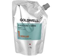Goldwell Structure + Shine Agent 1 Softening Cream straightening and smoothing cream 400 ml, 1 - regular for normal or fine, natural hair