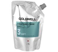Goldwell Structure + Shine Agent 1 Softening Cream straightening and smoothing cream 400 ml, 3 - soft for sensitized colored or highlighted hair