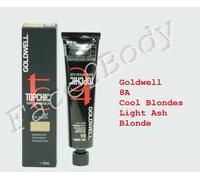 Goldwell Topchic Permanent Hair Color - Cool Blondes- 8A Light Ash Blonde 60ml
