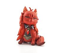GOLEHS Genshin Impact Cat Figurine - 3.75" Cute Anime Collectible Figure, Diluc/Childe/Keqing, Gift for Fans and Cat Lovers,