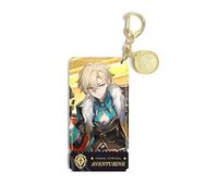 GOLEHS Honkai Star Rail Character Acrylic Keychain - 3.54" x 1.85" Waterproof and Scratch-Resistant Design, Aventurine, General