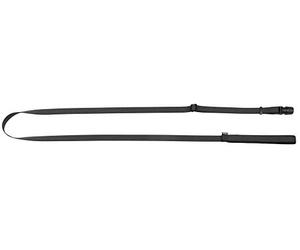GOLEYGO dog leash Flat, black, size M 1.4-2m, secure magnetic lock, in dapter pin, dog leash for small and large dogs up to 60kg, maximum load 200kg