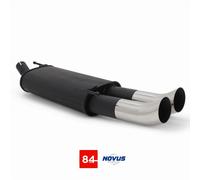 VW Golf 3 / Golf 3 Cabriolet Sport Exhaust Muffler 2x76mm DTM