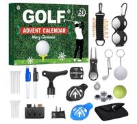 Golf A-dvent Calendar 2025 Adult Men, 24 Days Christmas Countdown Calendar Golf Sport Accessories with Balls, Tees & Ball Markers, Gift for Husband Father Dad Boyfriend Women Teen Boys Girls