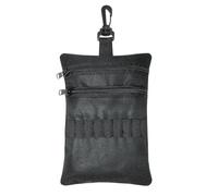 Golf Accessories Bag, Multilayer Large Capacity Bag with Zip and Clip, 20 x 14 cm, Golf Valuables Storage Bag for Travel, for Adults, Lovers, Family, Professionals, Enthusiasts, Beginners