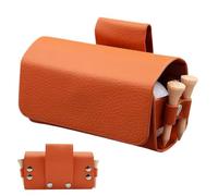 Golf Accessories for Men, Golf Bag, Golf Ball Holder, Easy Access Design, Lightweight Keyring with Portable Design for Friends and Colleagues, orange, Siehe Beschreibung, See description