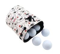 Golf Accessories Pouch - Golf Clutches for Men, 12-18 Balls Pouch Tees Organizer - Portable Adjustable Multifunctional Carrying Case for Practice, Mar