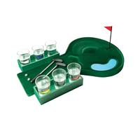 Golf Adult Drinking Game Set, Mini Table Top Putter Challenge For Uni Students And BBQ Gatherings, Birthday For Golf Enthusiasts & Party Lovers