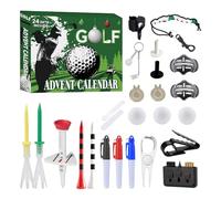Golf Advent Calendar 2025, 24 Days Countdown Golf Gifts Set for Men Adults, Christmas Golf Accessories Calendar (A)