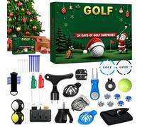 Golf Advent Calendar Christmas Countdown 24 Golf Advent Calendar | Holiday countdown calendar for men, fathers, husbands, soldiers, sons, teenagers, golfers: driving range, putting green