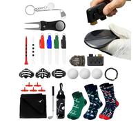 Golf Advent Calendarr - 15.75 x 11.81 x 2.09 Inches 24 Days Countdown Calendar, Christmas Golf Planner | Players Accessories For Men Golfer Game Sports Training Indoor Outdoor Party Use