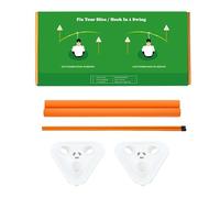 Golf Alignment Discs Lite, Path Correction Enhancement, 47.5x23x3.7cm, Golf Swing Trainer, Angle Ball Sport Trainer Aid, Enhanced Swing Stability, for Athletes