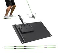 Golf Alignment Holder, Swing Plane Trainer, 9.06 x 5.71 Inch Guide with Angle Control, Portable Setup with Stable Base, Practice Aid for Indoor Lessons, Target Tool for Outdoor Putting Daily Use Pro