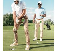 Golf Alignment Marker - Ball Stencil Template, Practice Tool with Accurate Lines, Golf Line Marker with Lightweight Design, Training Aid for Players, Great Accessory for Putting Green Driving Range