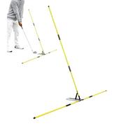 Golf Alignment | Removable and Adjustable Training Pole, Golf Training Equipment, for Practicing at Home in the Garden and Indoor for Chip and Strokes