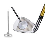 Golf Alignment Rods, Golf Alignment Rod Magnetic Alignment Stick Demonstrates Correct Golf Swing Aim, Golf Swinging Training Aids Align Your Golf Shot, Magnet Lie Angle Tool Training Aids As shown