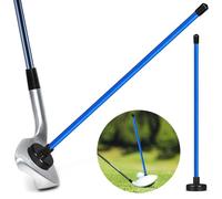 Golf Alignment Rods, Professional Magnetic Golf Alignment Stick, Lightweight Swing Trainer & Lie Angle Calibration Tool, Visualize and Calibrate Your Golf Shot, Perfect Practice Accessory, Blue