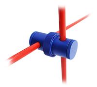 Golf Alignment Stick Connector for Golf Swing Trainer Alignment Golf Swing Training Aid Indoor Outdoor, Alignment Sticks Not Included (Blue)
