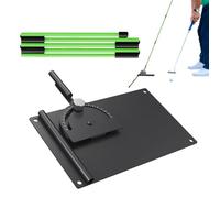 Golf Alignment Stick Holder | 180 Degree Adjustable Portable | Swing Plane Golf Training Aid | Metal Ģolf Alignment Sticks | Weighted Golfs Swings Trainer | For Men Women Golfer Aiming Putting Correct