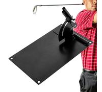 Golf Alignment Stick Holder - 23x14.5cm Iron Base, Portable Training Aid, Swing Rhythm Tool | Indoor Practice Equipment with Quick Setup, Birthday Gift Use