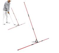 Golf Alignment Stick Holder, Golf Training Aids Equipment, Golfs Swing Trainer Aid, Golfs Calibration Rod Holder, GolfPractice Training Tool, For Putting, Aiming, Correction(Red)