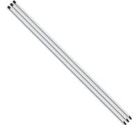 Golf Alignment Sticks, 3 Pack 58”Golf Sticks Alignment Rods, Full Golf Practice Swing Trainer to Align Your Golf Shot, White