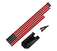 Golf Alignment Sticks | Portable Sports Equipment Adjustable Angle 7 Levels - Swing Golf Trainer | For Indoor Practice Field Home Garden Sports Club Leisure Competition