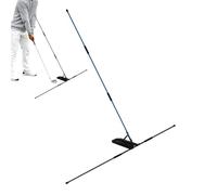 Golf Alignment Sticks, Removable and Adjustable Training Rod | Golf Practice Stick - for Training at Home in the Indoor Garden for Chipping and Striking