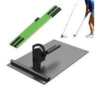 Golf Alignment Sticks System, Adjustable, Portable Exercise, Golf Alignment Rods and Angle Holder Set, Suitable for Indoor and Outdoor Area, Driving Range, Men, Women, Beginners as well as