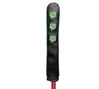 Golf Alignments Stick Headcover, Portable PU Leather Alignment Sticks Cover Holds 2+ Stick, Adorable Exquisite Golfs Presents for Friends and Relatives, 13.78x2.17 inches