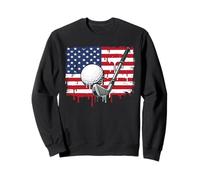 Golf American Flag ice Drip Sports for player golfing golfer Sweatshirt