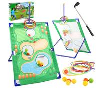 Golf Approach Game Mat - Chip Adhesive Training Game, Golfer Simulator Entertainment for Garden, Patio, Outdoor Party